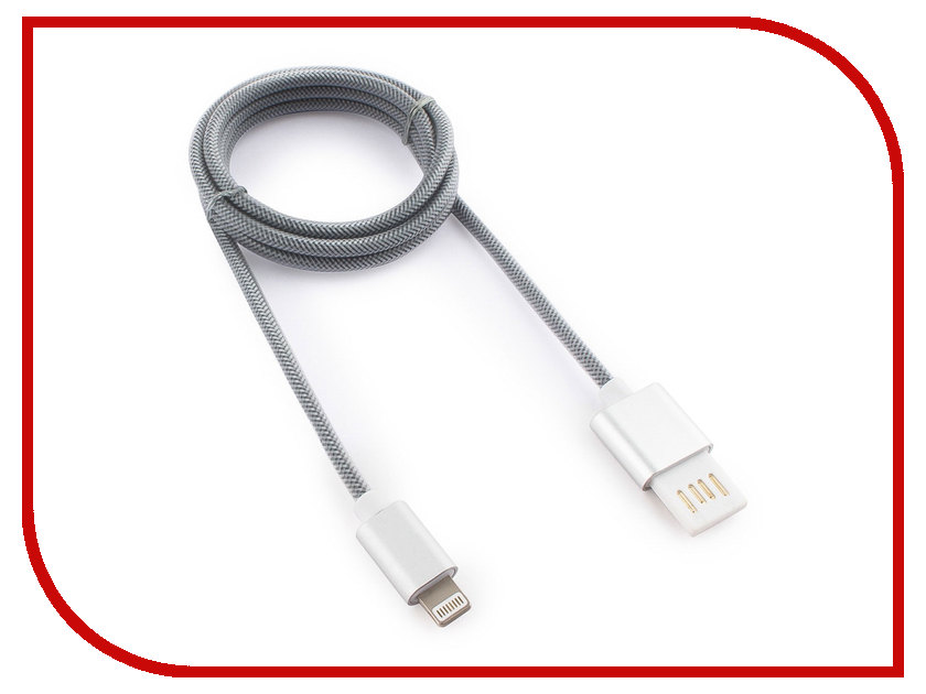 

Аксессуар Gembird Cablexpert USB 2.0 AM/Lightning 8P 1m Silver CCB-ApUSBs1m