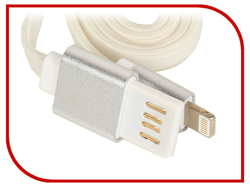 

Аксессуар Gembird Cablexpert USB 2.0 AM/Lightning 8P 1m Silver CC-ApUSBs1m
