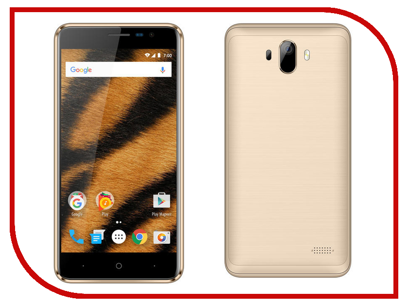 

Сотовый телефон Vertex Impress Tiger LTE Gold