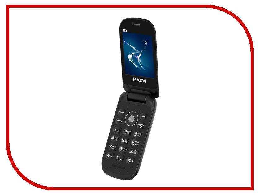 

Сотовый телефон Maxvi E3 Black