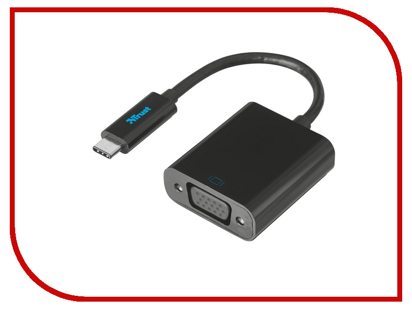 

Аксессуар Trust USB-C TO VGA Adapter 21012