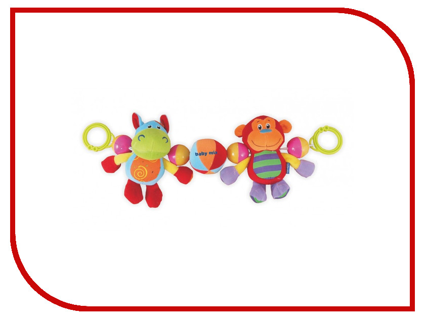 

Игрушка Baby Mix Бегемотик-Обезъянка 9687-48