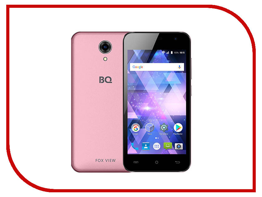 

Сотовый телефон BQ 4585 Fox View Rose Gold