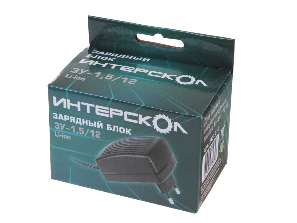 Зарядное устройство Интерскол ДА-12ЭР-01(02) Li-ion 1.5Ah 13,5V 2401.014