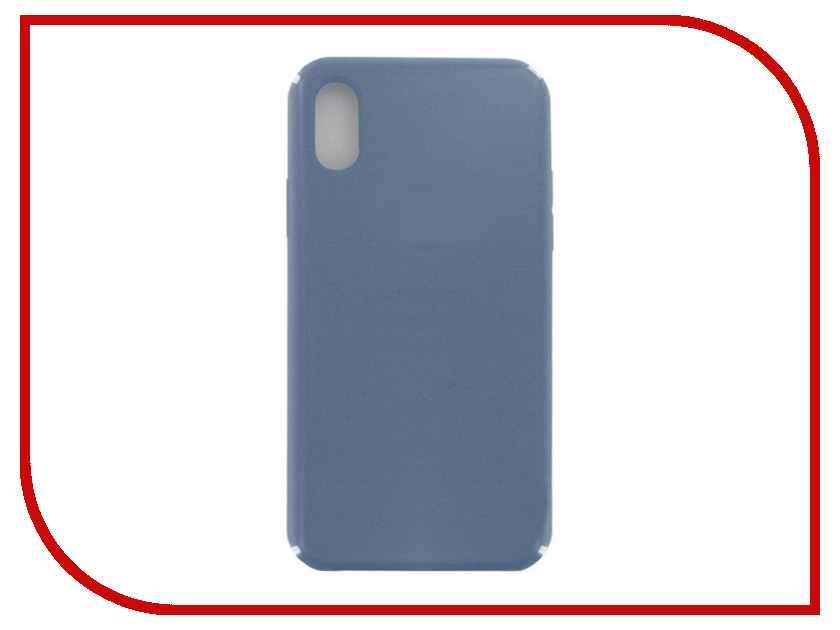 

Аксессуар Чехол Krutoff для APPLE iPhone X Silicone Case Ocean Blue 10821