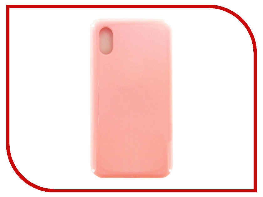 

Аксессуар Чехол Krutoff для APPLE iPhone X Silicone Case Pink 10816