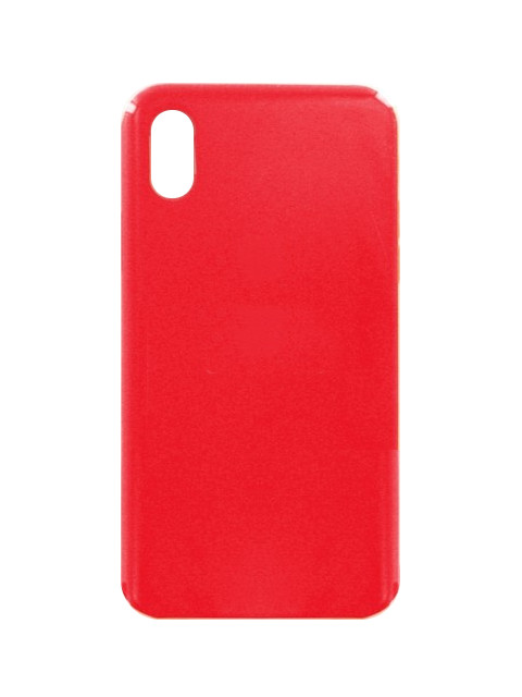 фото Чехол krutoff для apple iphone x silicone case red 10818