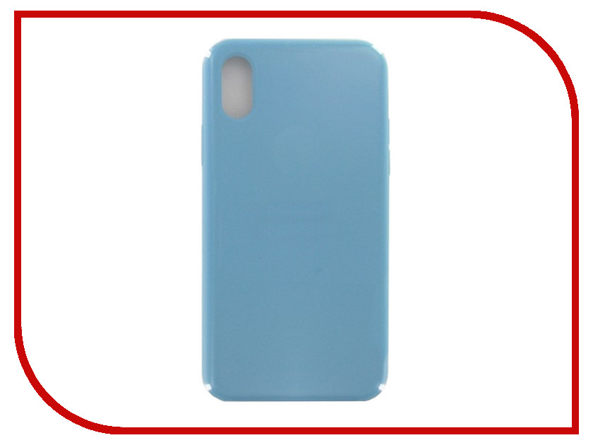 

Аксессуар Чехол Krutoff для APPLE iPhone X Silicone Case Royal Blue 10815