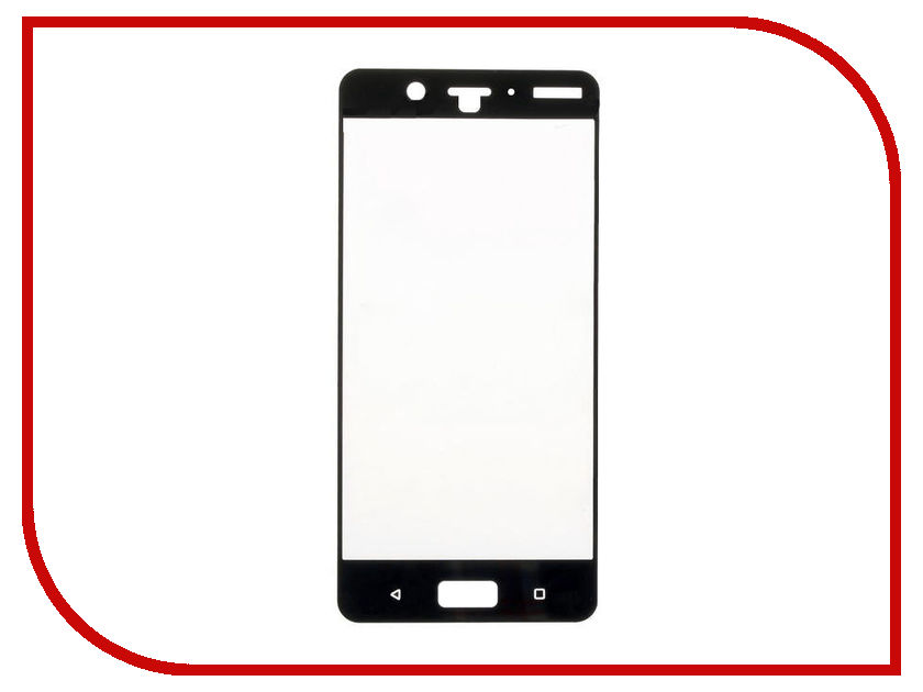 

Аксессуар Защитное стекло Nokia 8 Onext c рамкой Black 41437