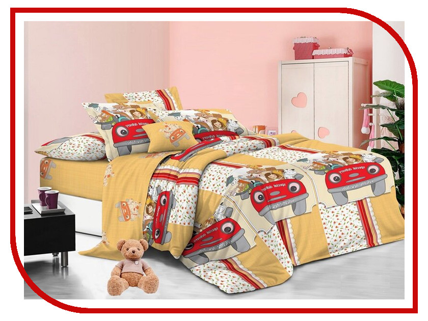 

Постельное белье Sweet Baby Grande Motore Комплект 1.5 спальный Поплин 412623, Grande Motore