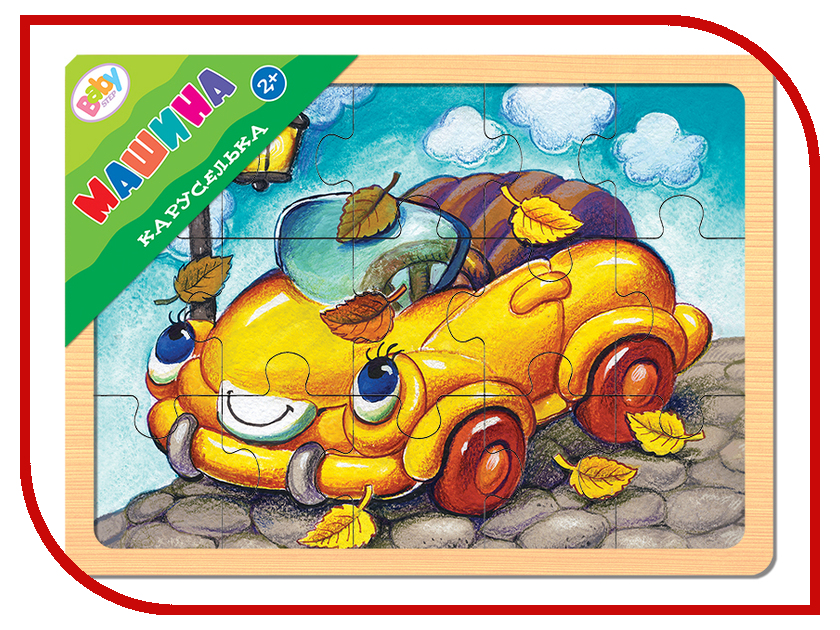 

Пазл Step Puzzle Каруселька. Машина 89035