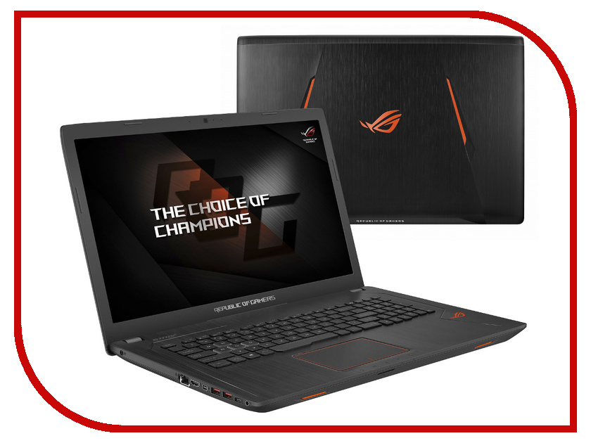 

Ноутбук ASUS ROG GL753VE-GC186T 90NB0DN2-M04050 (Intel Core i7-7700HQ 2.8 GHz/16384Mb/1000Gb + 256Gb SSD/No ODD/nVidia GeForce GTX 1050Ti 4096Mb/Wi-Fi/Cam/17.3/1920x1080/Windows 10 64-bit)