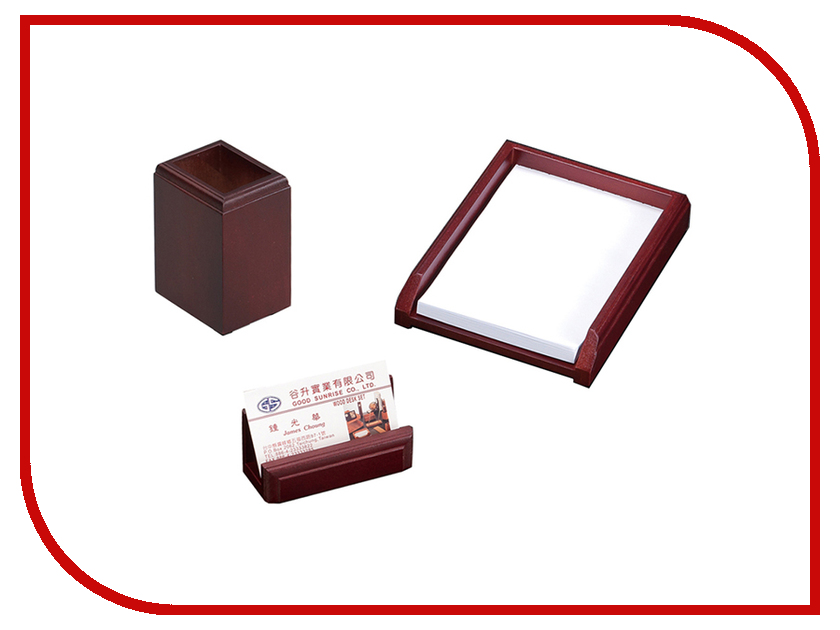 

Настольный набор Delucci MBn_03201 Red Wood 255642