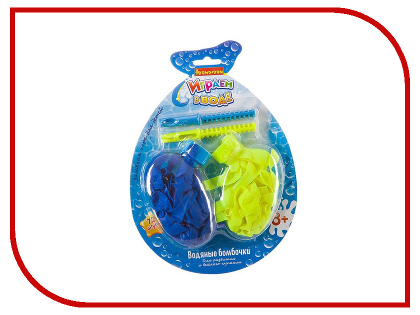 

Игрушка Bondibon Играем в воде Водяные бомбочки 72шт YG17U / BB2439
