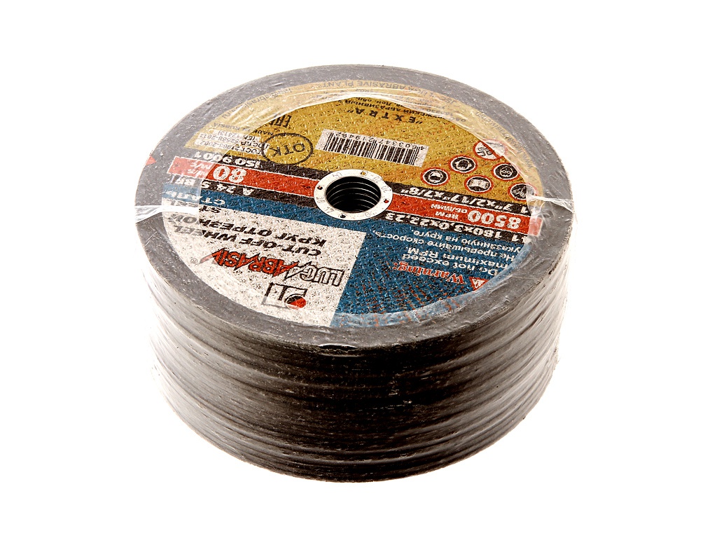 

Диск Luga Abrasiv 2031 A24 отрезной по металлу 180x3x22mm 25шт, 2031 A24