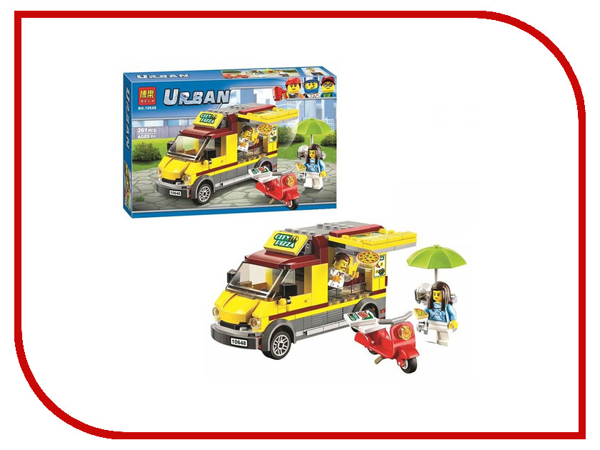 

Конструктор Bela Urban Фургон-пиццерия 261 дет. 10648