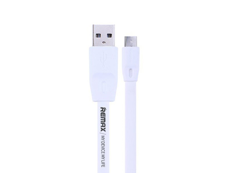 фото Аксессуар remax rc-001m usb - microusb full speed 2m white 71808