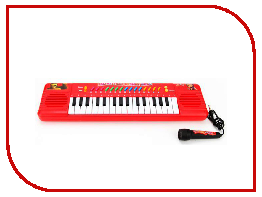 

Детский музыкальный инструмент Играем вместе Электроорган Маша и Медведь B375978-R2