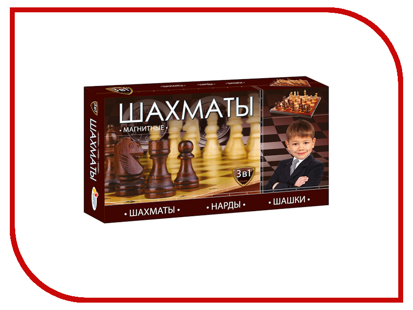 

Настольная игра Играем вместе 3в1 Шашки, шахматы, нарды магнитные G049-H37005R