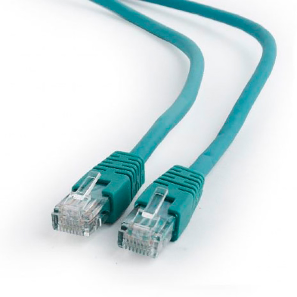 

Сетевой кабель Gembird Cablexpert UTP cat.6 0.25m Green PP6U-0.25M/G, UTP cat.6