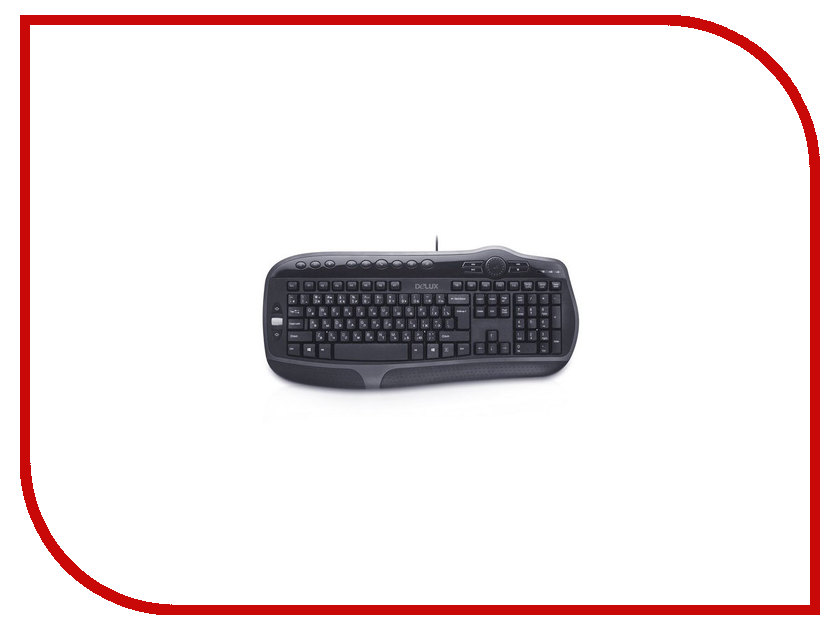 

Клавиатура Delux DLK-9050UB Black USB
