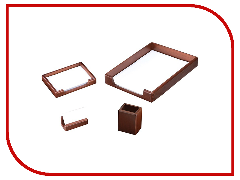

Настольный набор Delucci MBn_04103 Dark Brown Walnut 255644