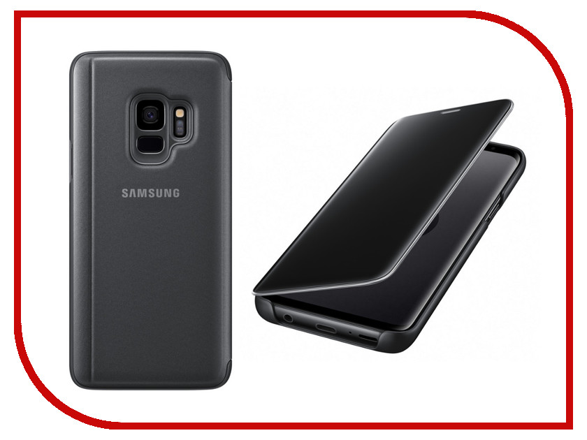 фото Аксессуар Чехол-книжка Samsung Galaxy S9 Clear View Standing Cover Black EF-ZG960CBEGRU