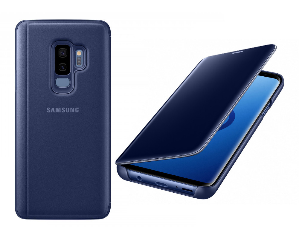 фото Аксессуар Чехол-книжка Samsung Galaxy S9 Plus Clear View Standing Cover Blue EF-ZG965CLEGRU