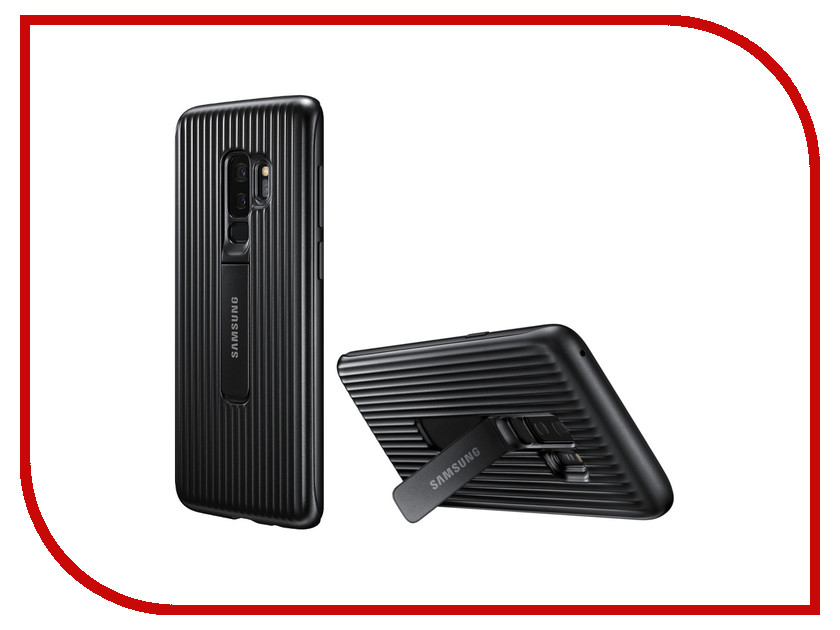 

Аксессуар Чехол-накладка Samsung Galaxy S9 Plus Protective Standing Cover Black EF-RG965CBEGRU