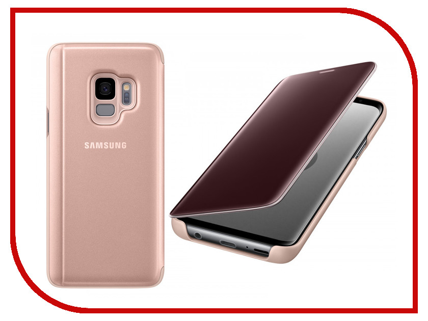 

Аксессуар Чехол-книжка Samsung Galaxy S9 Clear View Standing Cover Gold EF-ZG960CFEGRU