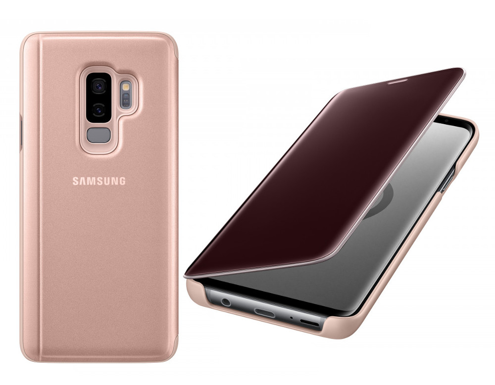 фото Аксессуар Чехол-книжка Samsung Galaxy S9 Plus Clear View Standing Cover Gold EF-ZG965CFEGRU