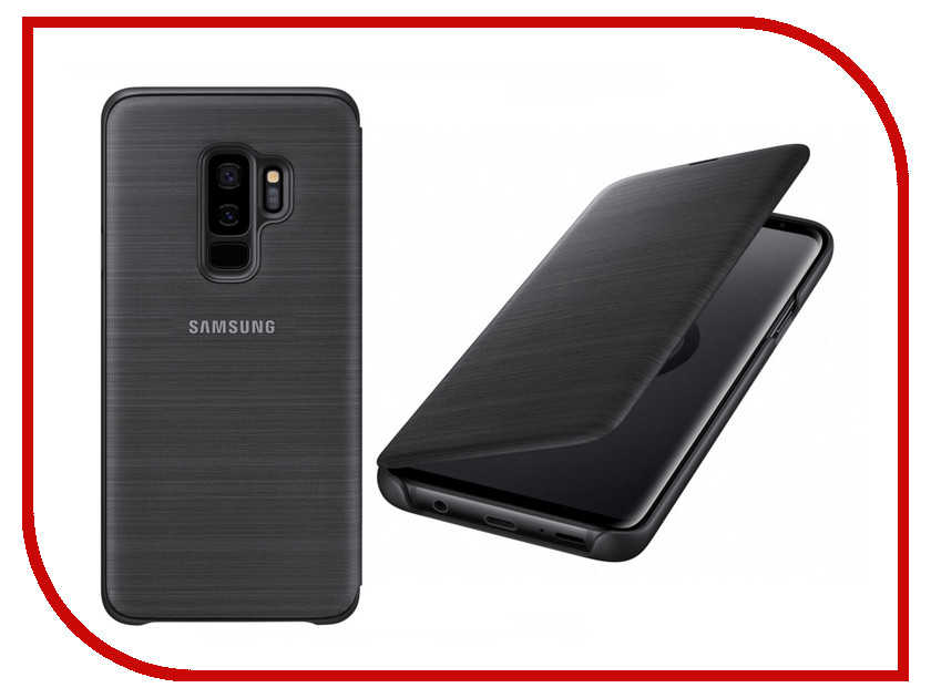 

Аксессуар Чехол-книжка Samsung Galaxy S9 Plus LED View Cover Black EF-NG965PBEGRU