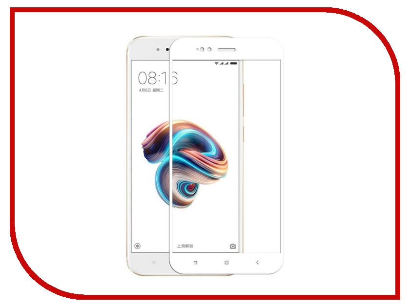 

Аксессуар Защитное стекло Xiaomi Mi A1 Mobius 3D Full Cover White
