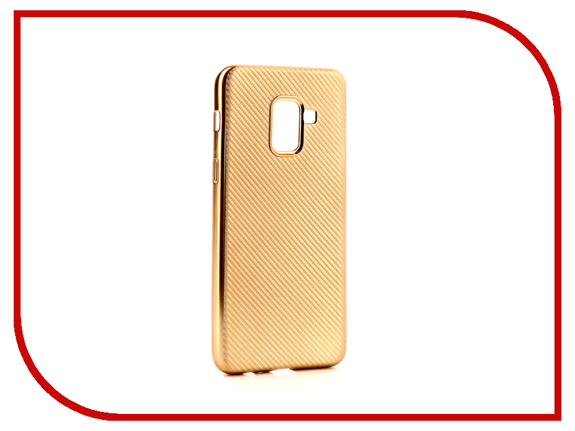 

Аксессуар Чехол Samsung Galaxy A8 2018 Neypo Neon Carbon Silicone Gold NSTC3598
