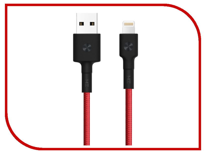 фото Аксессуар Xiaomi ZMI AL803 USB - Lightning MFi 100cm Red