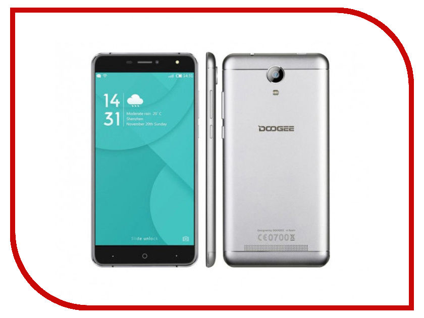 

Сотовый телефон DOOGEE X7s Silver