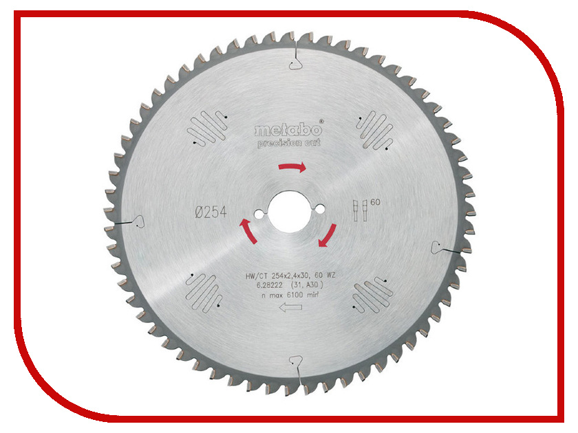 

Диск Metabo HW/CT 315x30 48WZ 628224000
