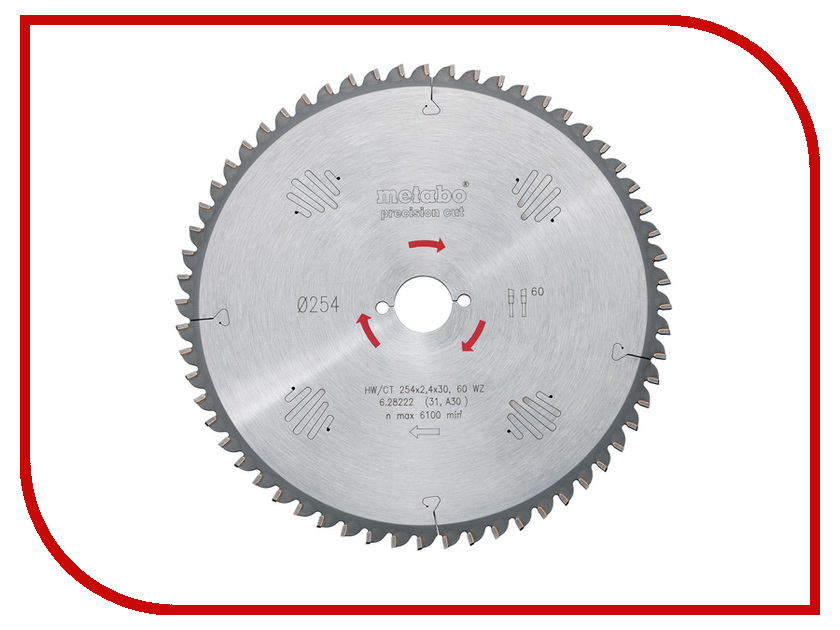 

Диск Metabo HW/CT 315x30 48WZ 628056000