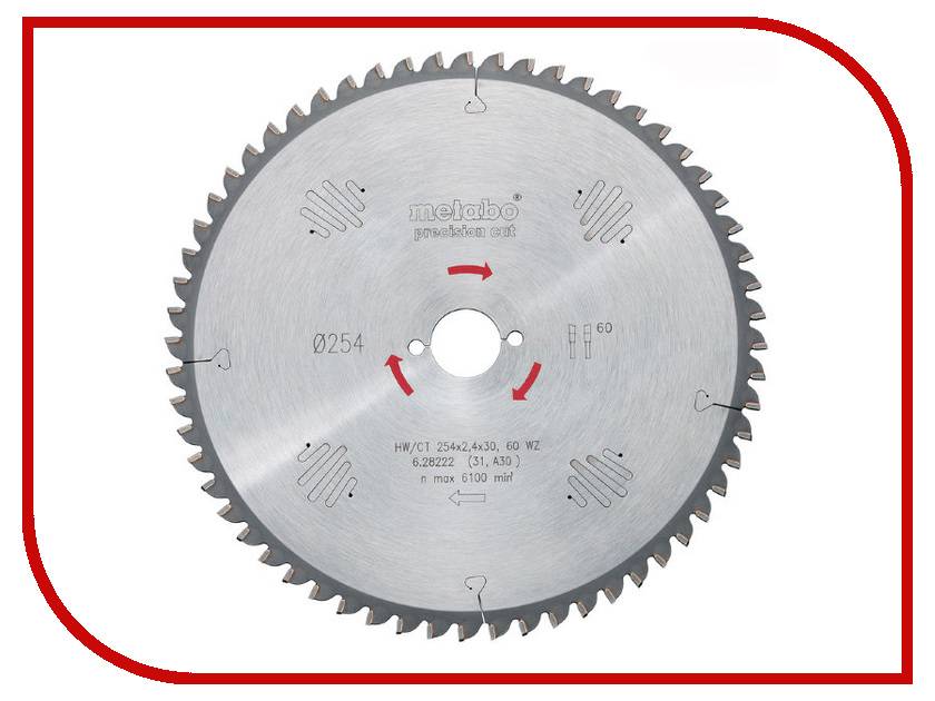 

Диск Metabo HW/CT 315x30 48WZ 628057000, 628057000