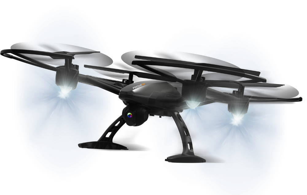 

Квадрокоптер 1Toy GYRO-Predator Т10802 Black, GYRO-Predator
