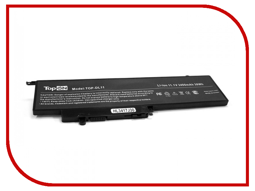 

Аккумулятор TopON TOP-DL11 11.1V 4400mAh для DELL Inspiron 11-3147/13-7000/13-7347
