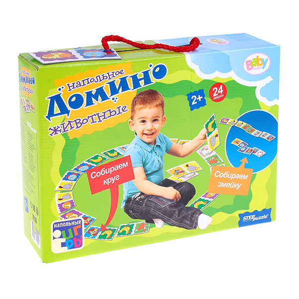 

Настольная игра Step Puzzle Домино Животные 70120, Животные