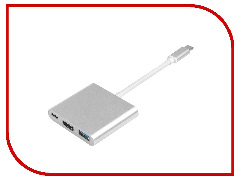 

Адаптер Greenconnect USB Type-C - HDMI / USB 3.0 GCR-AP24, GCR-AP24