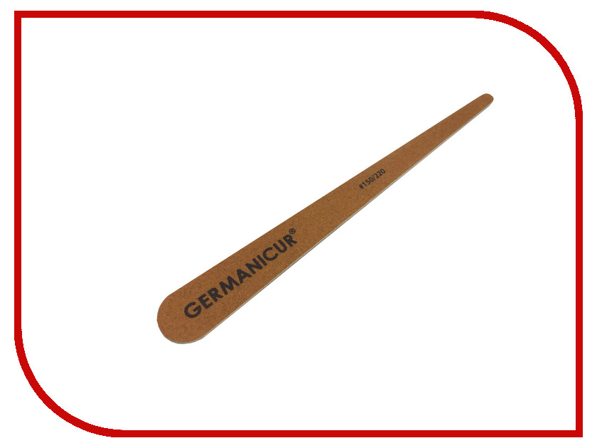 

Аксессуар Пилка-наждак Germanicure GM-1830-WOOD (150/220) Brown 37378