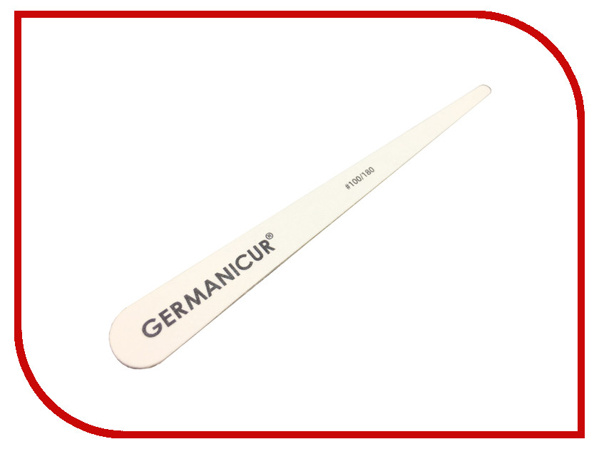 

Аксессуар Пилка-наждак Germanicure GM-1828-WOOD (100/180) White 37377