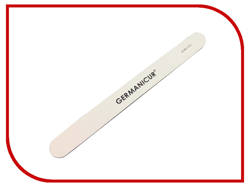 

Аксессуар Пилка-наждак Germanicure GM-1808-WOOD (240/320) White 37376/0