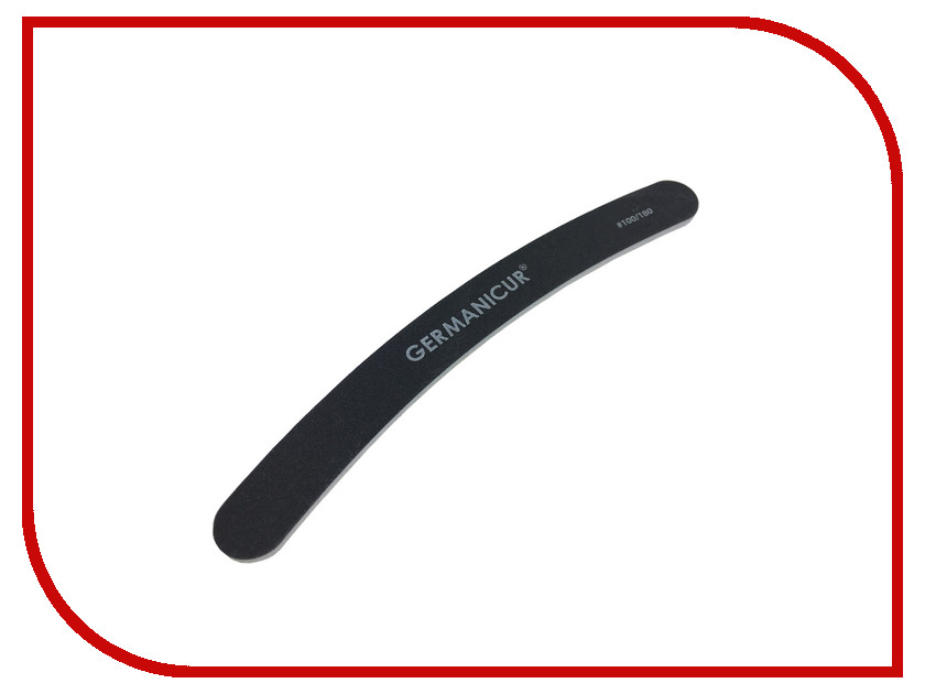 

Аксессуар Пилка-наждак Germanicure GM-1102 (100/180) Black 37362