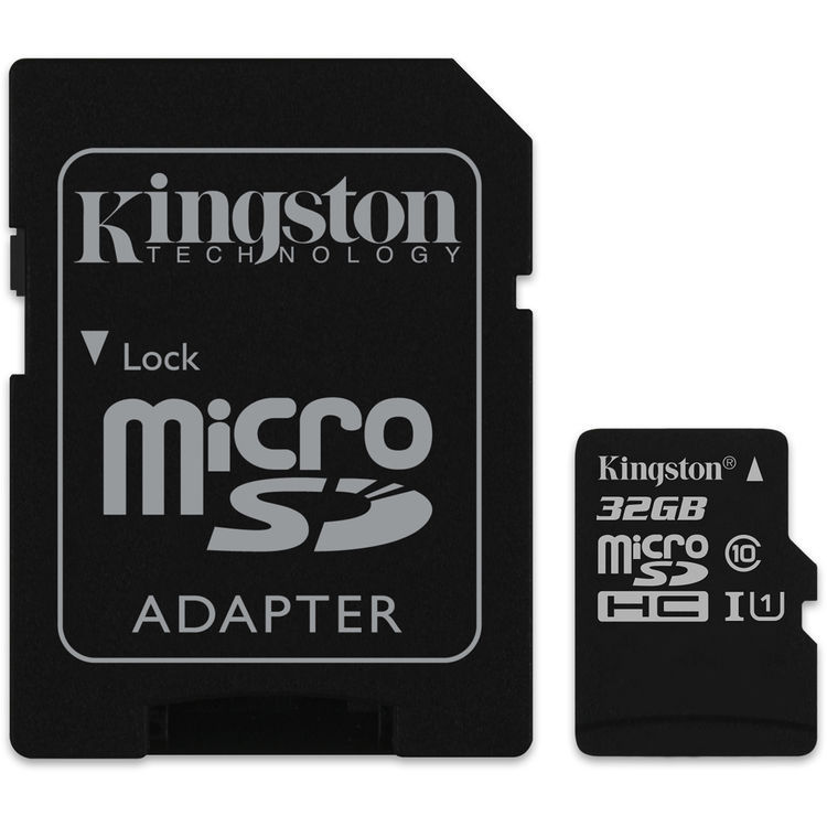 фото Карта памяти 32Gb - Kingston Micro Secure Digital HC Class10 UHS-I SDCS/32GB