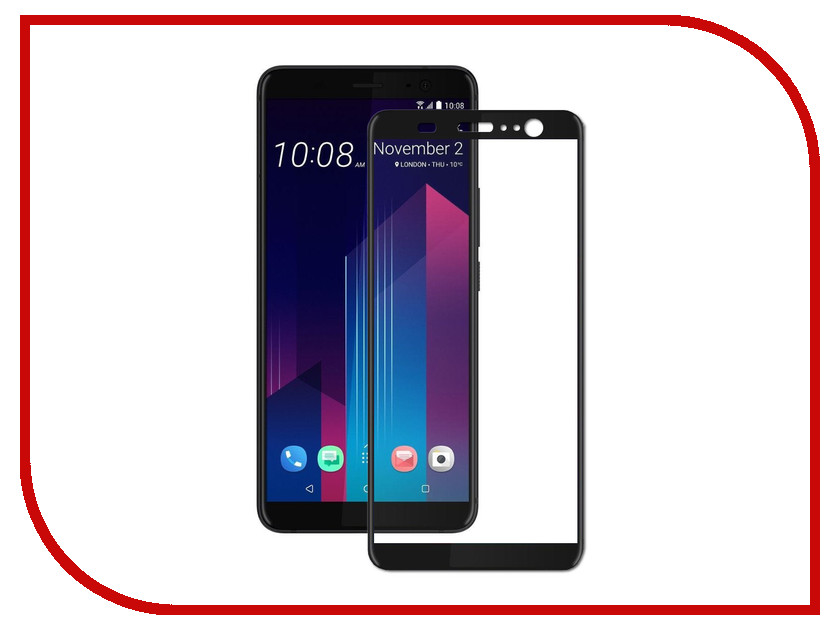 

Аксессуар Защитное стекло HTC U11 Plus Svekla Full Screen Black ZS-SVHTCU11P-FSBL