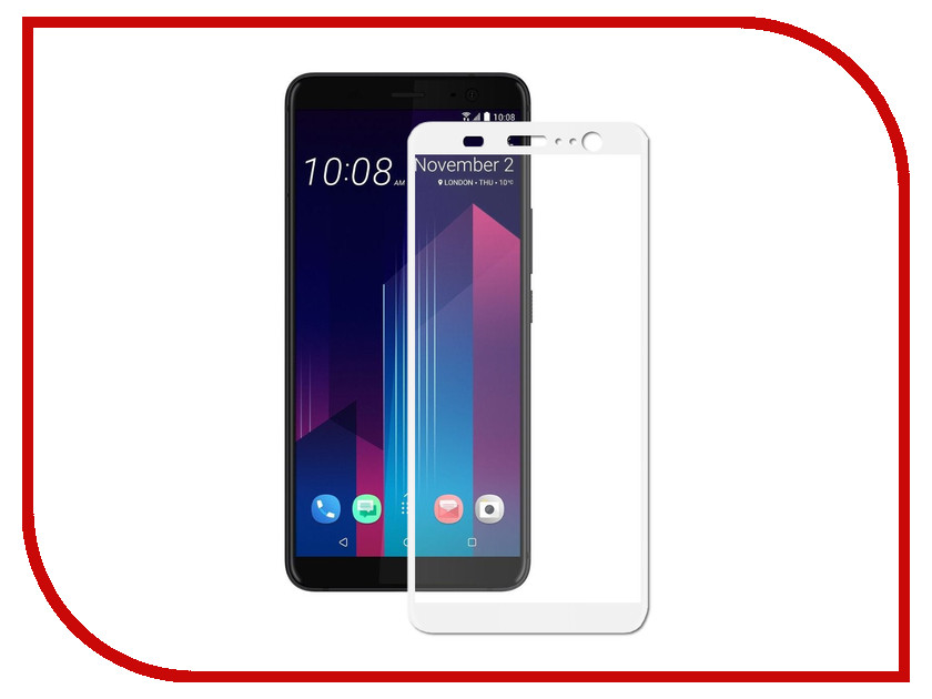 

Аксессуар Защитное стекло HTC U11 Plus Svekla Full Screen White ZS-SVHTCU11P-FSWH